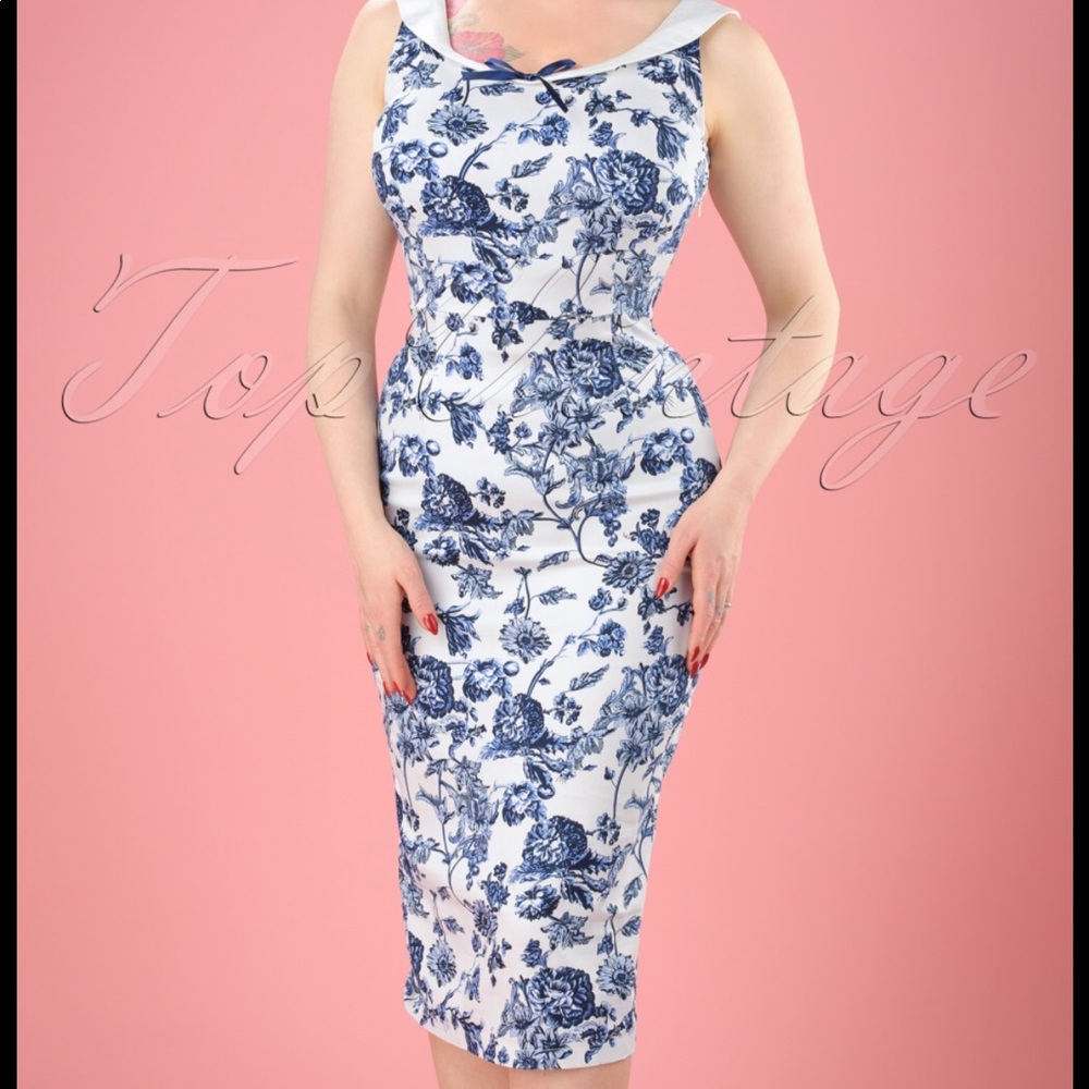 Collectif Maddison Toile Print dress.